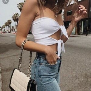 BNWOT Aritzia Wilfred Daveney Tube Top XS